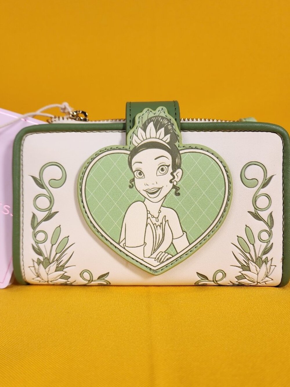 Loungefly Disney The Princess and The Frog Tiana Tonal Portrait Flap Wallet NEW